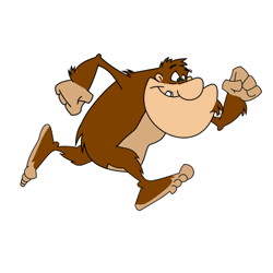 Gif animé Bigfoot court